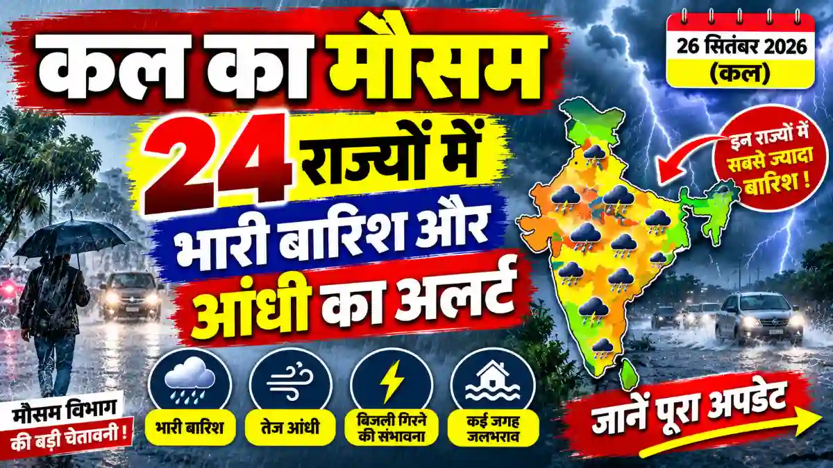kal ka mousam update