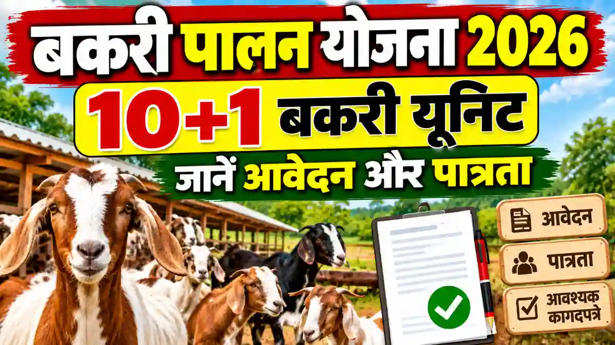 MP Bakri Palan Yojana 2026