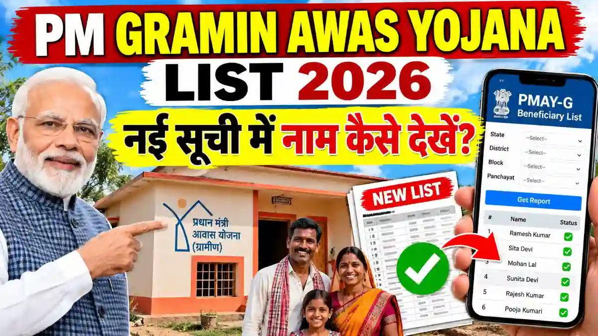 PM Gramin Awas Yojana List 2026